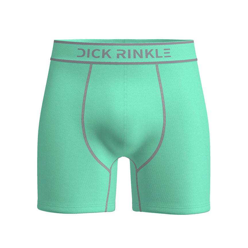 Men’s Solid Green Premium Boxer Briefs