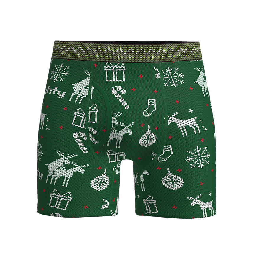 Men’s Ugly Christmas "Sweater" Premium Boxer Briefs